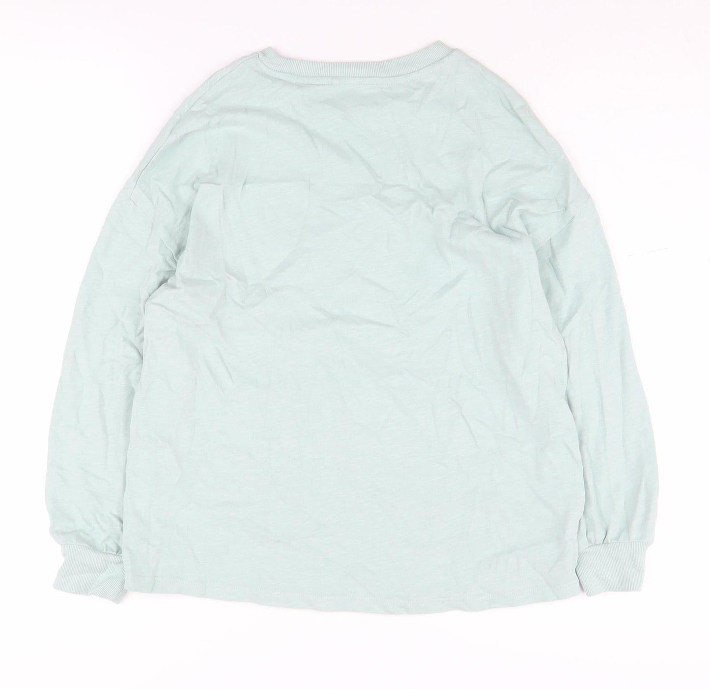 Next Girls Blue Floral Graphic Long Sleeve T-Shirt 10 Years
