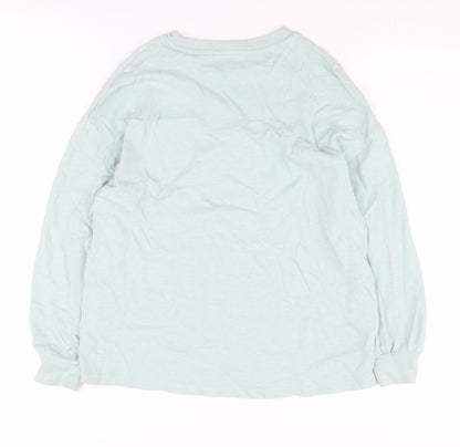 Next Girls Blue Floral Graphic Long Sleeve T-Shirt 10 Years