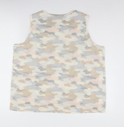 Marks and Spencer Women's Multicoloured Camouflage Tank