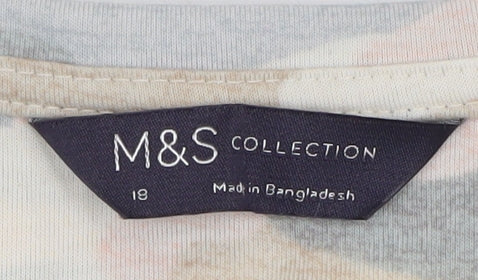 Marks and Spencer Women's Multicoloured Camouflage Tank