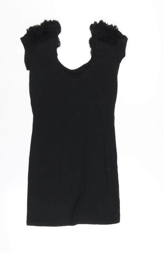 River Island Women's Black Sleeveless Dress Size 10