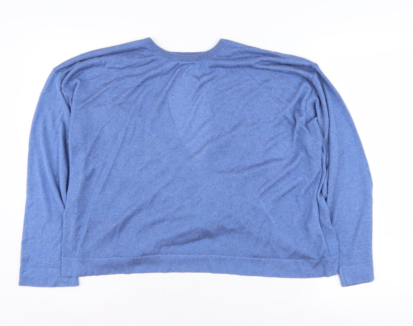 Womens UK Size XL Marks and Spencer Blue Pullover Jumper