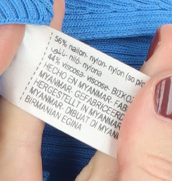 Womens UK Size 12 Zara Blue Camisole Tank