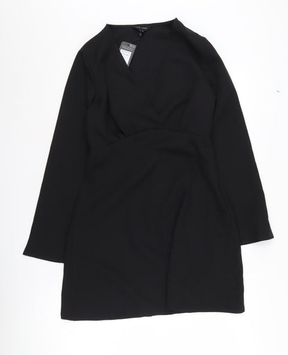 New Look Women's Black A-Line Dress Size 10