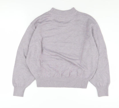 Womens UK Size XS H&M Purple Pullover Jumper