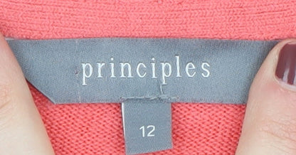 Womens UK Size 12 Principles Pink Pullover Jumper