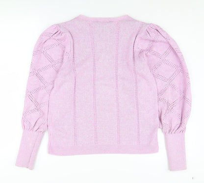 Womens UK Size 14 Marks and Spencer Pink Pullover Jumper