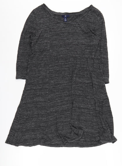 Gap Women's Grey T-Shirt Dress L