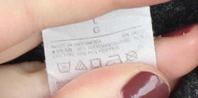 Gap Women's Grey T-Shirt Dress L