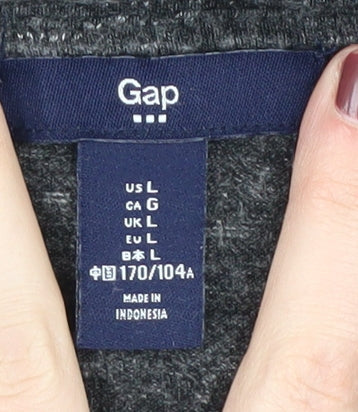 Gap Women's Grey T-Shirt Dress L