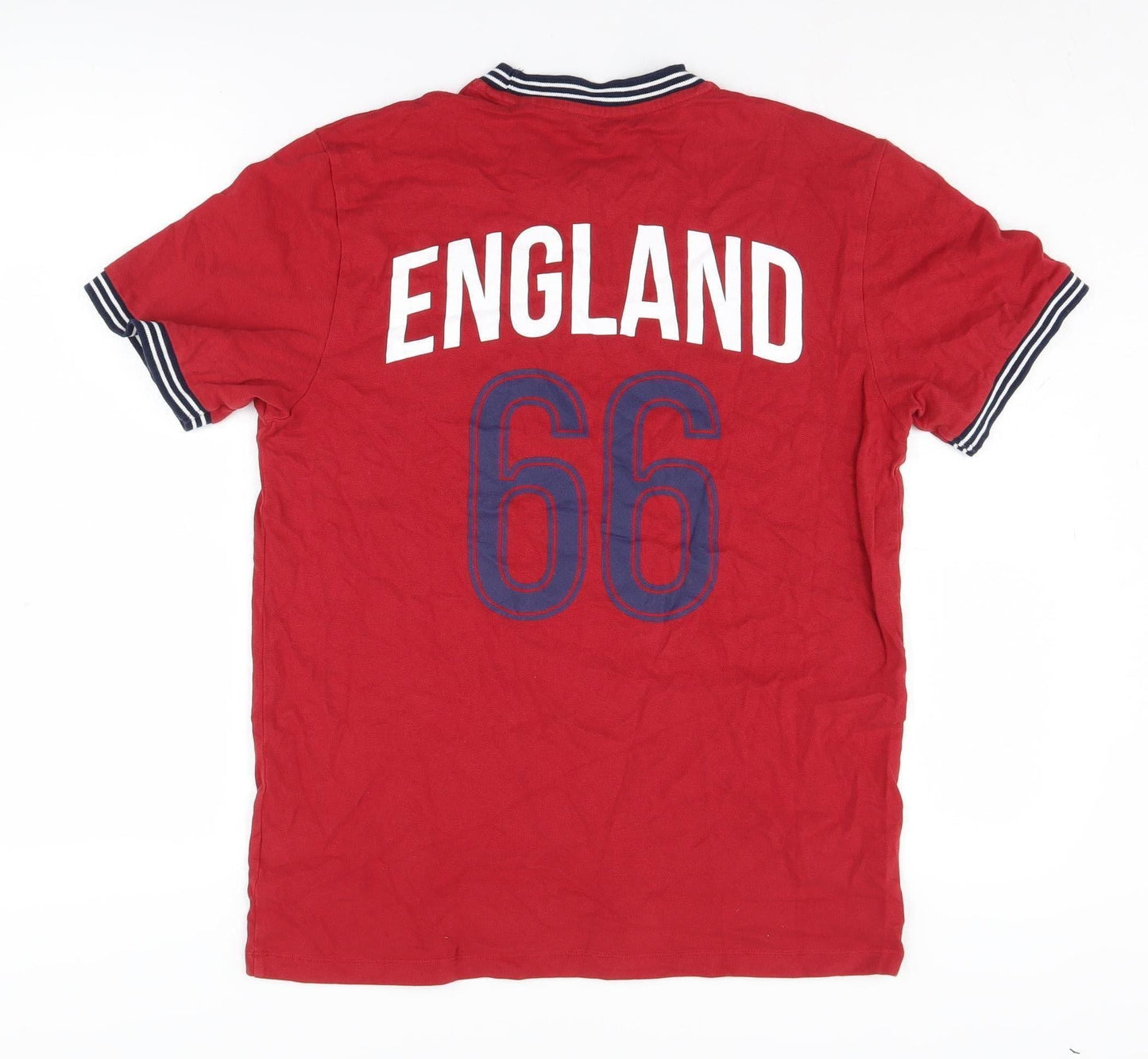 Next Men's Red England 66 Sports T-Shirt M