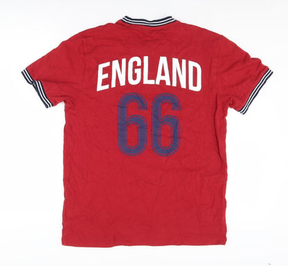 Next Men's Red England 66 Sports T-Shirt M