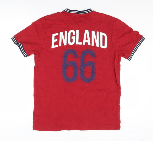 Next Men's Red England 66 Sports T-Shirt M