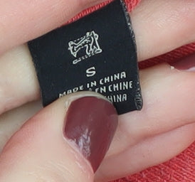 Scotch & Soda Men's Red Polo Shirt Size S