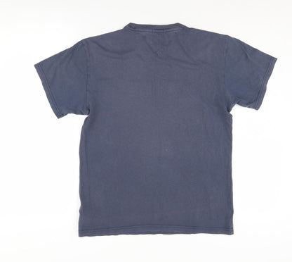 Tommy Jeans Men's Blue XS Logo Crew Neck T-Shirt