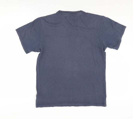Tommy Jeans Men's Blue XS Logo Crew Neck T-Shirt