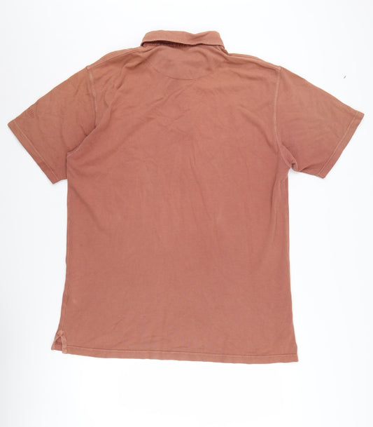 Coastal Blue Men’s XL Brown Polo Shirt