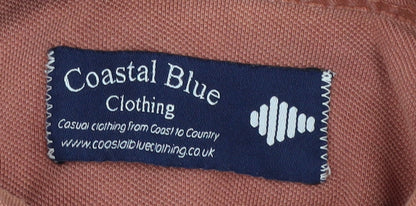 Coastal Blue Men’s XL Brown Polo Shirt