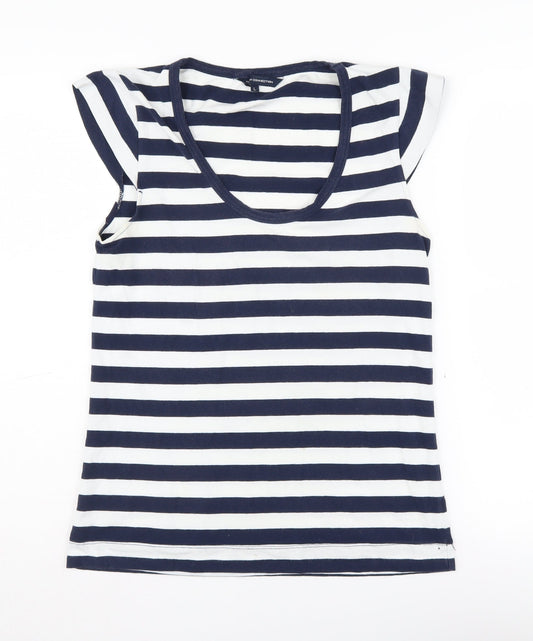 French Connection Women's Striped T-Shirt - L