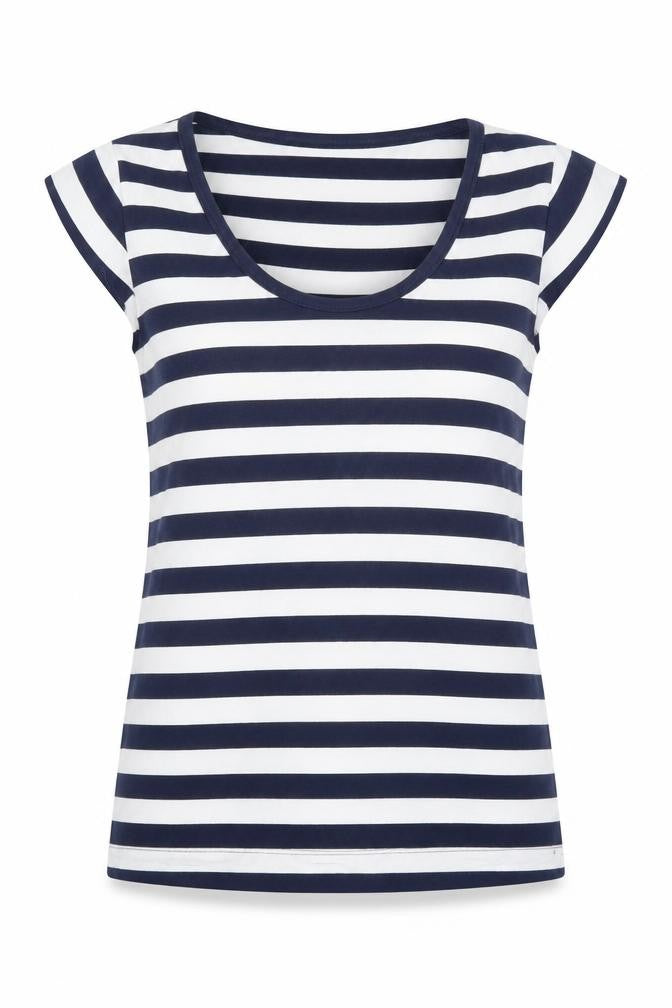 Womens UK Size L French Connection Multicoloured Basic T-Shirt