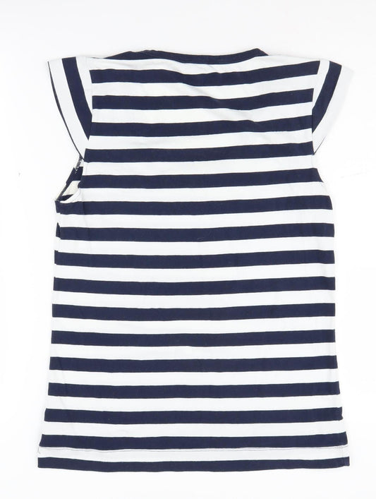 French Connection Women's Striped T-Shirt - L