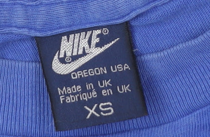 Nike Men's Blue XS Sports T-Shirt with Logo