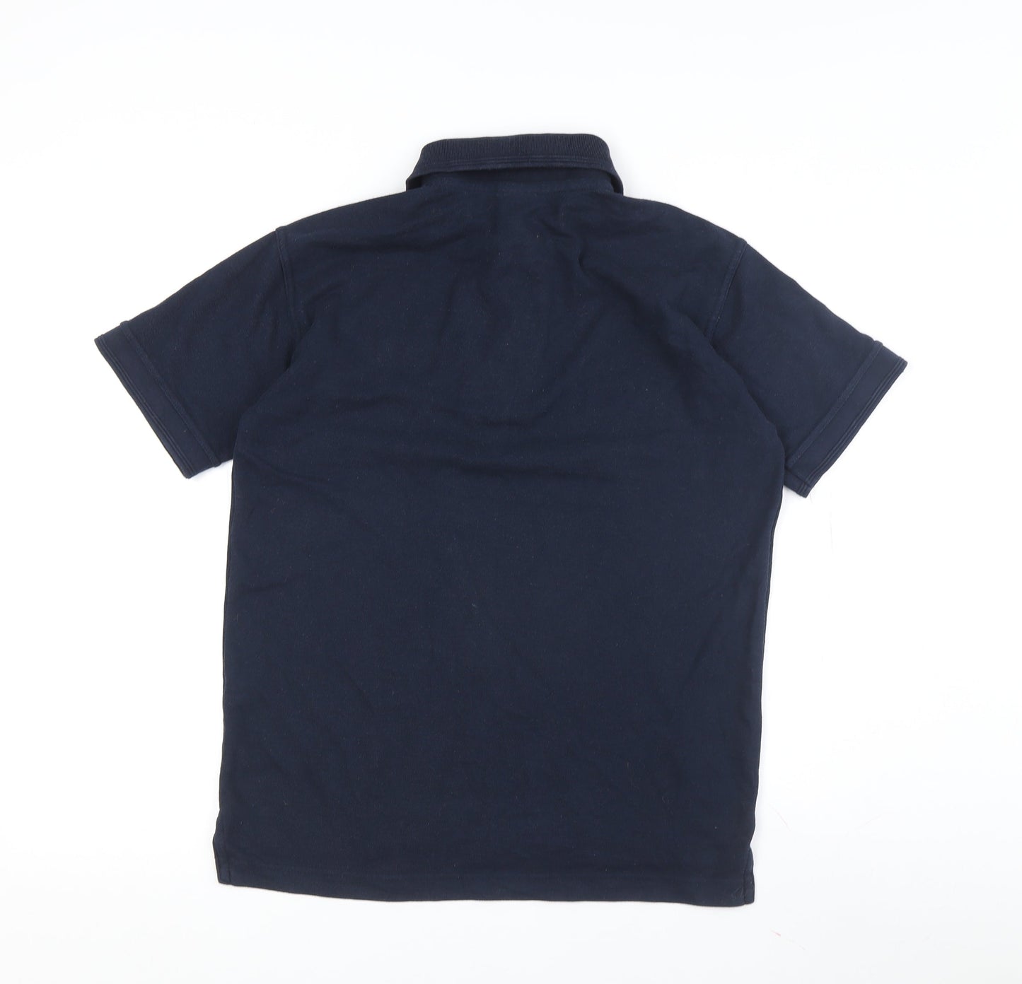 Uneek Men's Blue Polo Shirt - Size S, Short Sleeve, Logo Accent