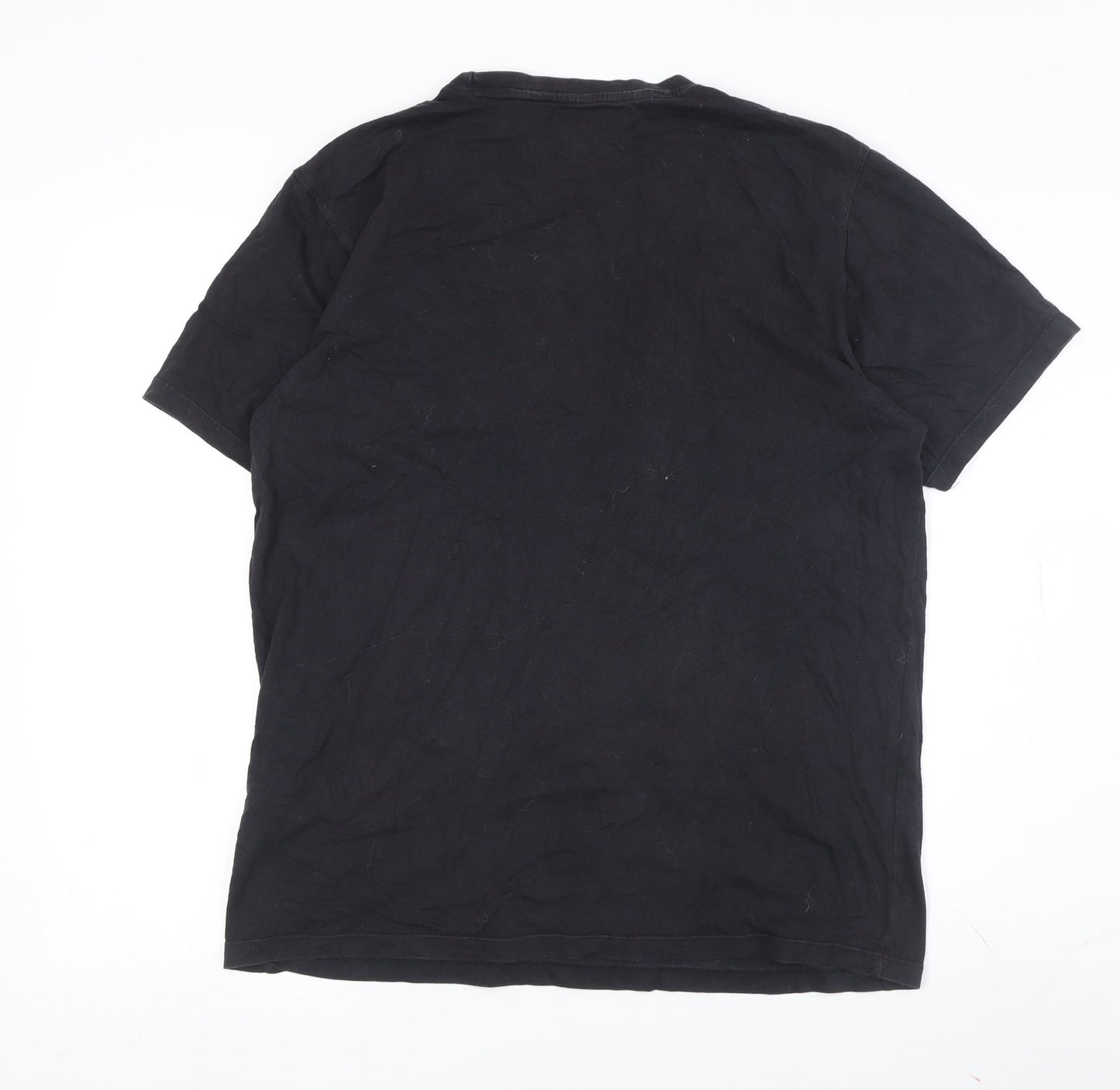 Police Men's Navy Slim Fit Cotton T-Shirt