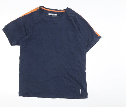 Mens UK Size S Bellfield Blue  T-Shirt