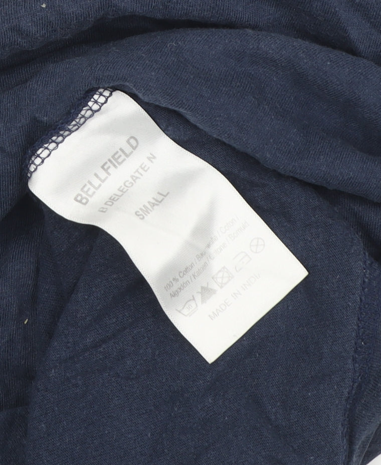 Mens UK Size S Bellfield Blue  T-Shirt