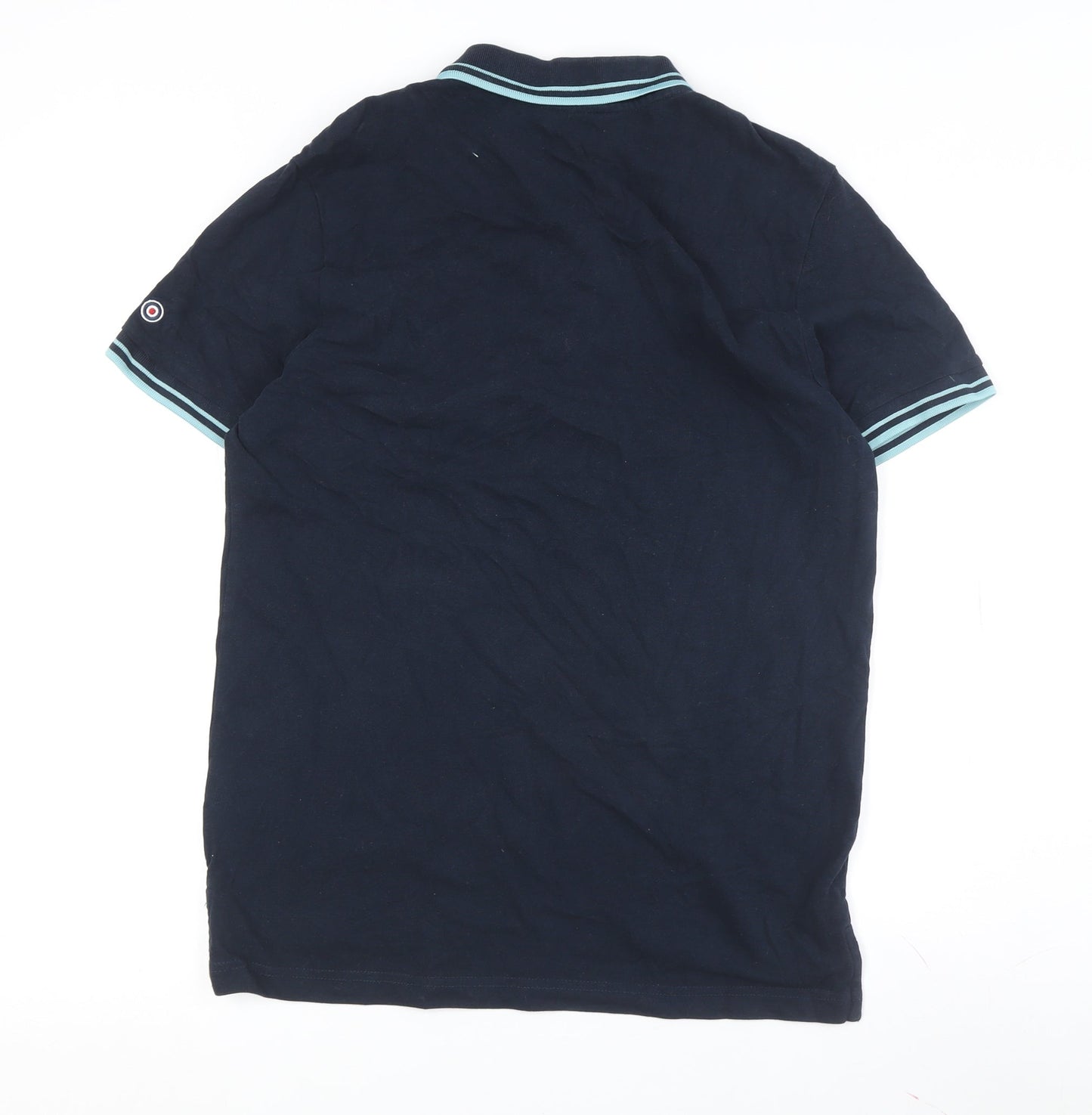 Lambretta Men's Blue Polo Shirt M Short Sleeve