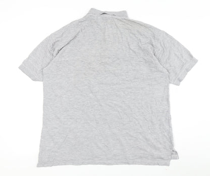 Wrangler Men's Grey Polo Shirt L Size Casual Wear