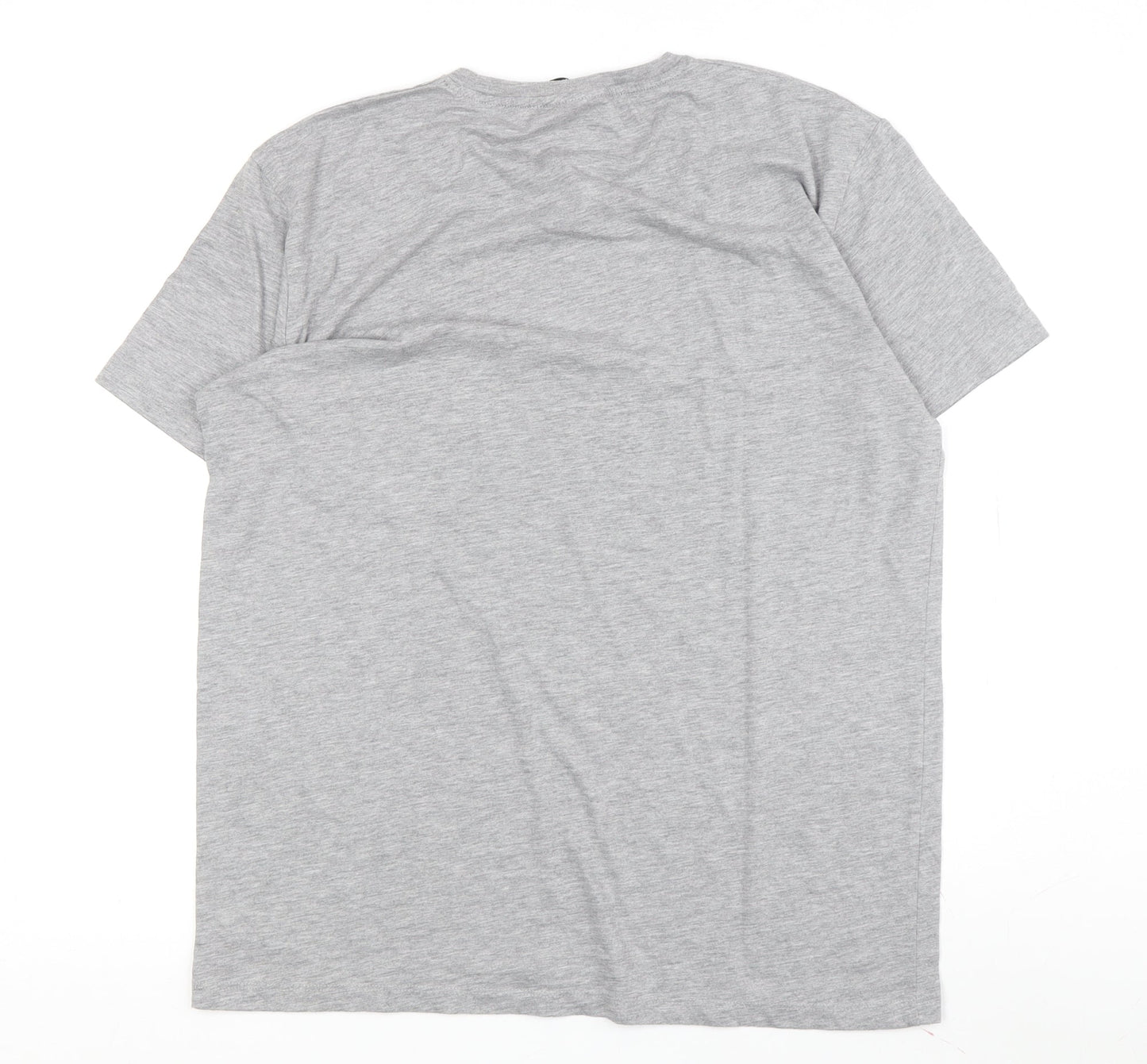 Avora London Men's Grey Anime Graphic T-Shirt, Size L