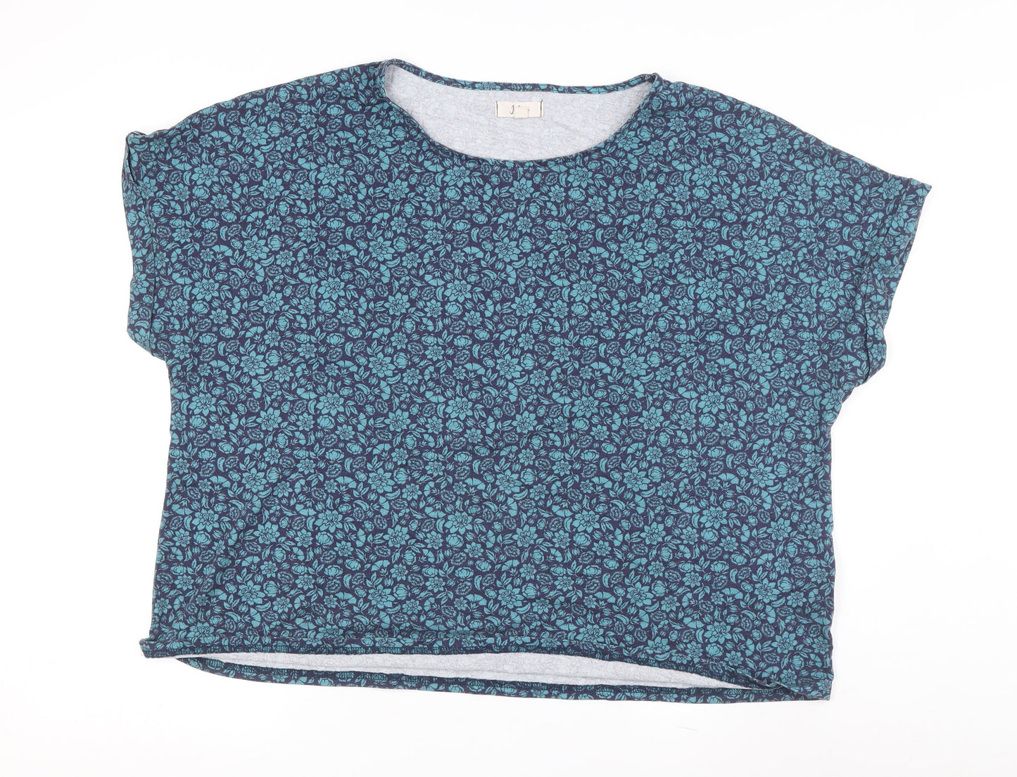 Womens UK Size 15 Julipa Blue Basic T-Shirt