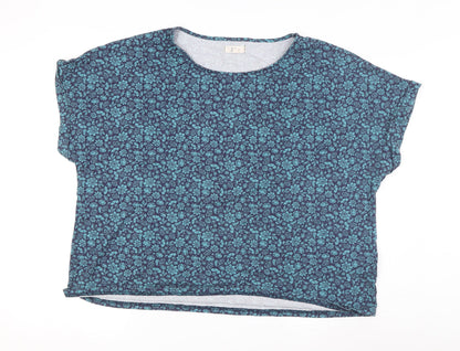 Womens UK Size 15 Julipa Blue Basic T-Shirt