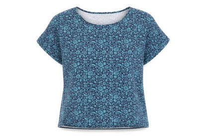 Womens UK Size 15 Julipa Blue Basic T-Shirt