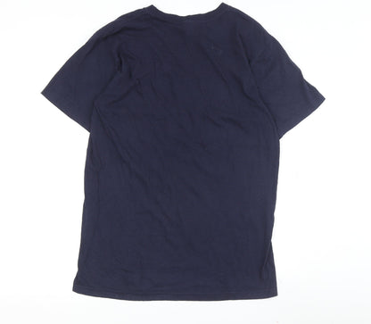 Marvel Men's Medium Navy Deadpool Graphic Tee