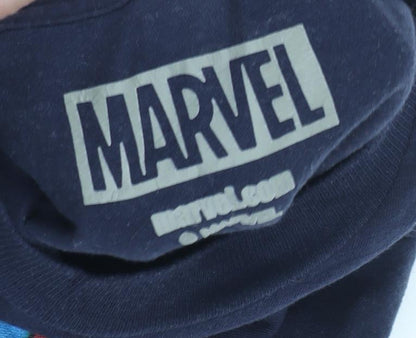 Marvel Men's Medium Navy Deadpool Graphic Tee