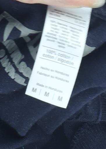 Marvel Men's Medium Navy Deadpool Graphic Tee