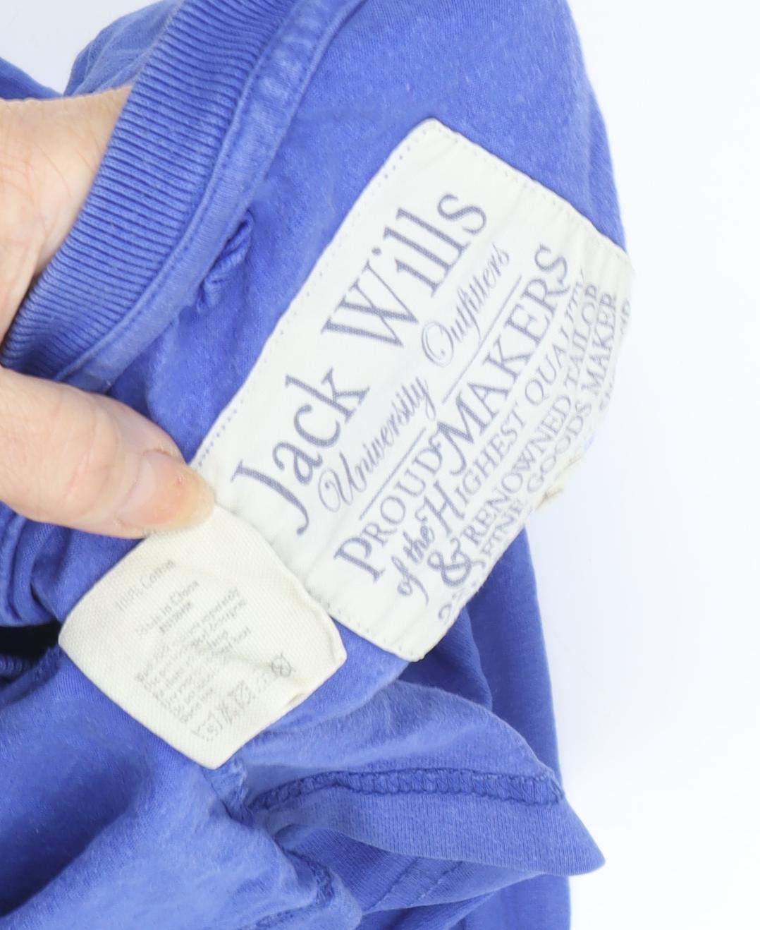 Jack Wills Women's Blue Long Sleeve T-Shirt, Size S