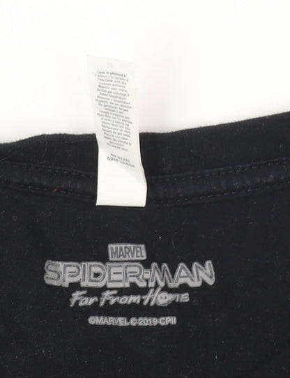 Mens UK Size M Canvas Black  T-Shirt