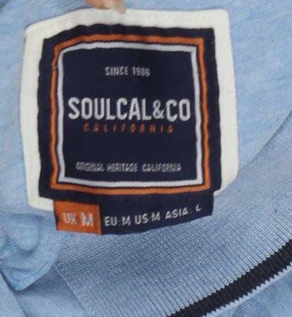 SoulCal & Co Men's Blue M Polo Shirt