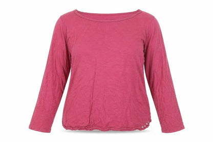 Laura Ashley Women's Pink Boat Neck Blouse, Size 20