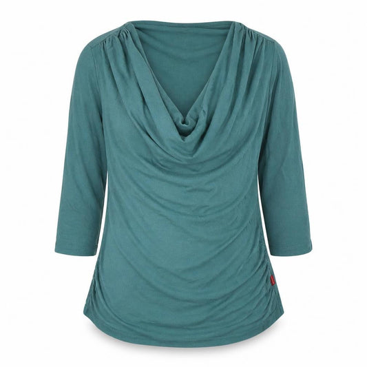 Collection by Jackpot Women's Green XL Wrap Blouse