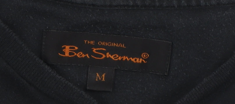 Mens UK Size M Ben Sherman Black  T-Shirt