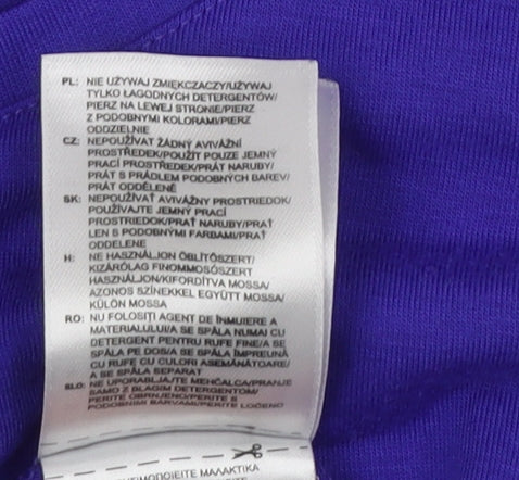 Unisex Adults UK Size M adidas Blue Basic T-Shirt
