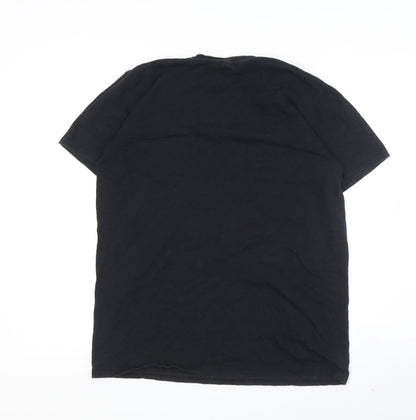 Beverly Hills Black Unisex T-Shirt M, Casual Cotton