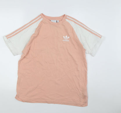 Unisex Adults UK Size M adidas Multicoloured Jersey T-Shirt