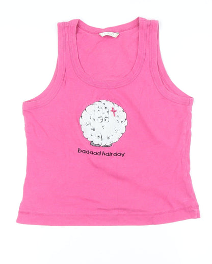 Womens UK Size 10 La Senza Pink Basic Tank