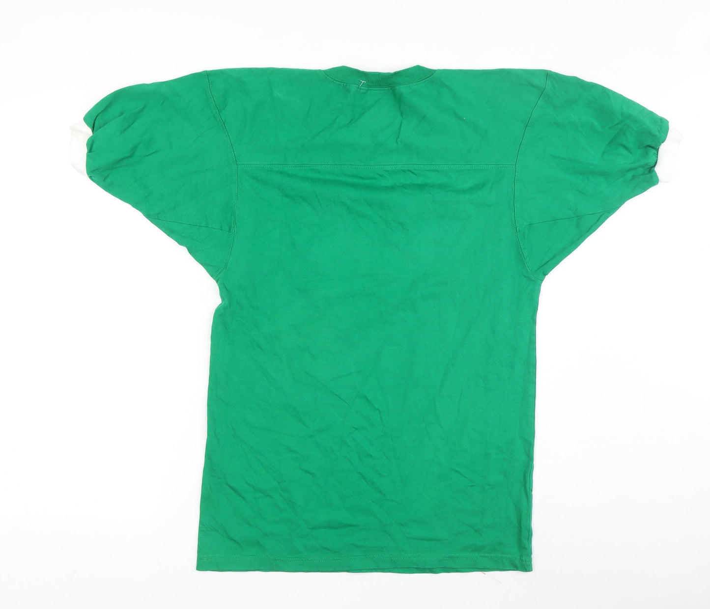 Game Sportswear Green T-Shirt, Size S-M, Short Sleeve Crew Neck